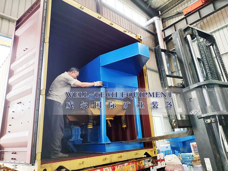 Gold Jig Machine Gold Complete set goudwinningsapparatuur naar Mexico